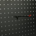thumbnail image 5 of ONLTCO Black E-Coat Steel 4-Inch Pegboard Hooks Hanger Organizer Assortment with Red Cap, 50-Piece, 5 of 6