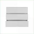 thumbnail image 3 of Dressers, 3-Drawer Chest of Drawers, 30"W x 31"H | White | Particle Board, 3 of 7