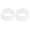 thumbnail image 1 of Paquete de 2 envoltorios sellados para raquetas de tenis Squash de 2,5 cm Blanco Sunnimix, 1 of 8