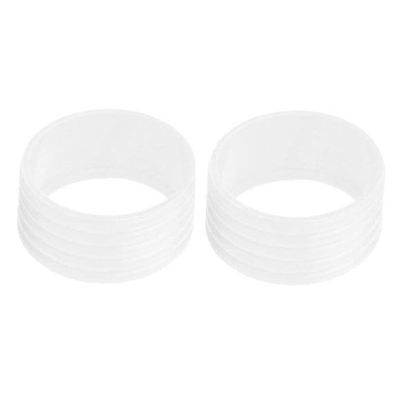 Paquete de 2 envoltorios sellados para raquetas de tenis Squash de 2,5 cm Blanco Sunnimix