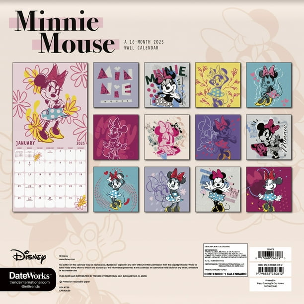 Trends International 2025 Disney Minnie Mouse Wall Calendar - Walmart Business Supplies trends-international-2025-disney-minnie-mouse-wall-calendar-walmart-business-supplies
