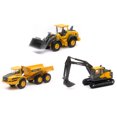 thumbnail image 4 of Volvo Construction Vehicles, Yellow - New Ray 32095 - Diecast Model Toy Car, 4 of 4