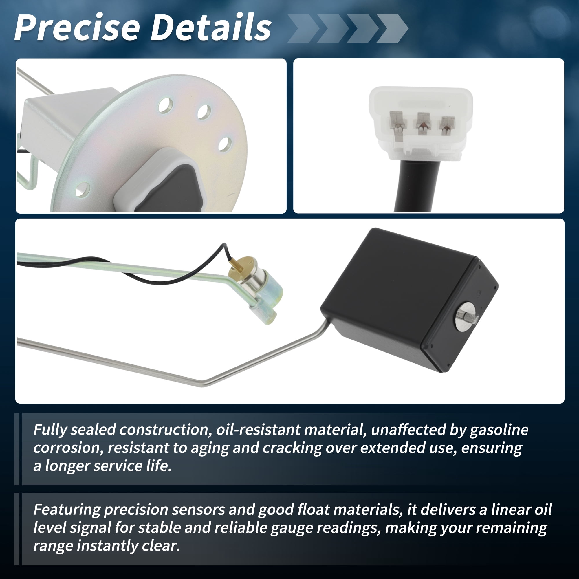 Unique Bargains 8332019715 Fuel Tank Sending Unit for Harley Davidson