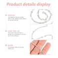 thumbnail image 2 of 2 Bags of Flat Chains Link Chain Jewelry Making Chains DIY Craft Chains, 2 of 8