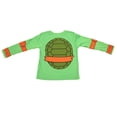 thumbnail image 2 of Teenage Mutant Ninja Turtles Long Sleeve Costume Toddler Green T-Shirt & Eye Mask, 2 of 2