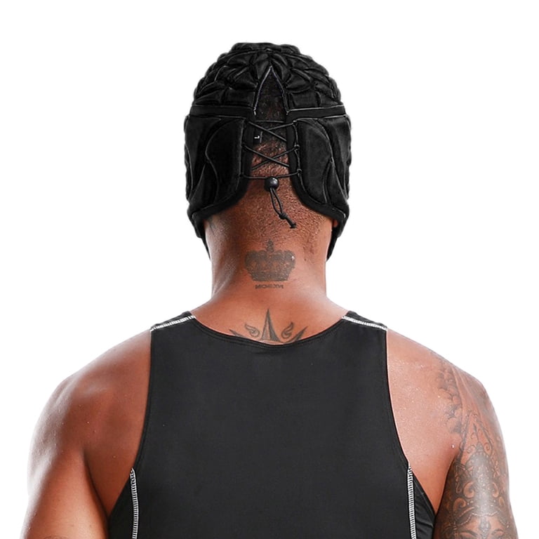 face hat for football helmet Showtime Soft Shell Headgear Black / L/XL Reduces sound and vibrational frequencies Battle Skull Wrap  Under