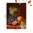 thumbnail image 3 of Still Life Fruit Bowl Canvas Print Wall Art for Kitchen Dining Room Living Room Office Cafe Restaurant, 3 of 8