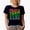 Navy Blue, variant on Prove Them Wrong Babe, Quote for Your Doubters, Groovy Retro Wavy Text Merch Gift, Black T-Shirt, 3XL