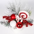 thumbnail image 3 of Árbol de Navidad Hollyone, pequeño, artificial, 30 cm, con adornos, 3 of 6