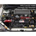 thumbnail image 2 of HPS Performance Red Cold Air Intake Kit Compatible for 2008-2014 Subaru WRX STI 2.5L Turbo, 837-566R, 2 of 5