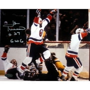 John Tonelli Autographed "Game Winning Goal" 8" x 10" Photograph
