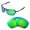 Emerald Mirror Coated - Polarized, variant on Walleva Transition/Photochromic Polarized Replacement Lenses for Oakley Inmate Sunglasses