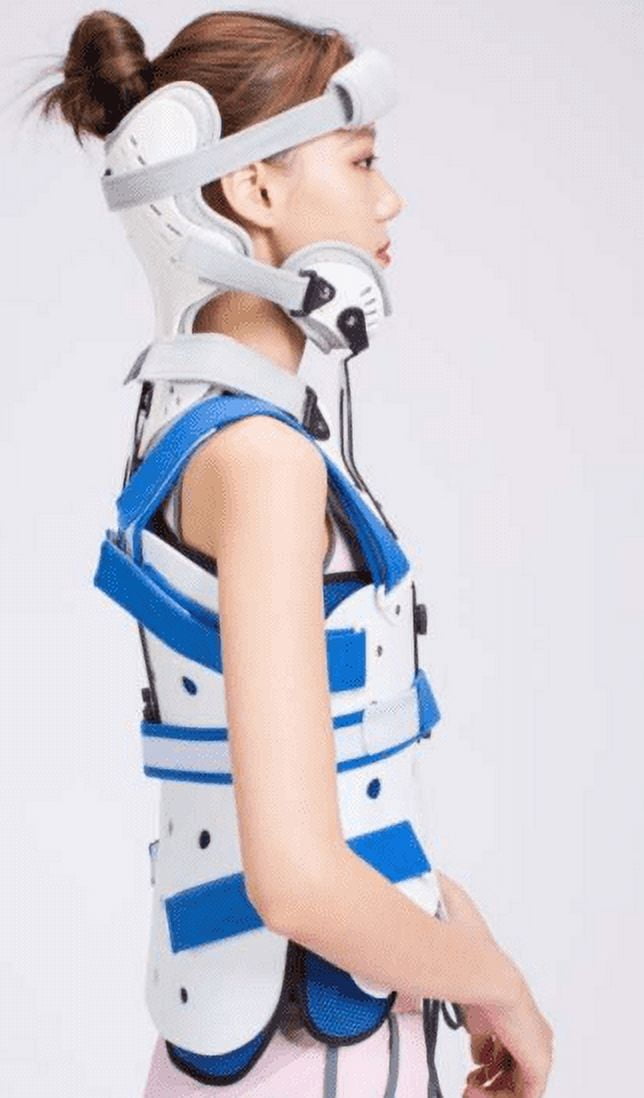 Posture Corrector, Neck Spine Orthosis Brace, Lumbar Spine Orthosis Head and Neck Orthosis, Adjustable Cervical Thoracic Orthosis Lumbar Support Back Posture