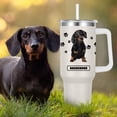 thumbnail image 3 of Dachshund Gift for Dog Owner,40oz Dachshund Tumbler with Handle Insulated Reusable Stainless Steel Travel Water Bottle (Color 2), 3 of 6