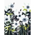 thumbnail image 3 of Popp, Grace 12x14 Black Modern Framed Museum Art Print Titled - Night Foliage I, 3 of 5