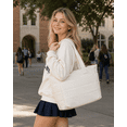thumbnail image 5 of Quilted Puffer Tote Bag for Women, Large 20L Shoulder Bag with Multi Pockets, Lightweight Work Travel School Handbag, 5 of 9
