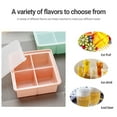 thumbnail image 3 of Cheers US Ice Cube Trays Easy Release Flexible Silicone Ice Cube Molds with Removable Lid Reusable Freezer Ice Trays Stackable for Whiskey, Baby Food, BPA Free, 3 of 7
