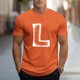 thumbnail image 1 of Tops para hombre, blusas y camisas de cuello redondo y manga corta para hombre, camisetas deportivas informales con estampados a la moda para hombre, blusas de cuello redondo y manga corta, blusas de, 1 of 5