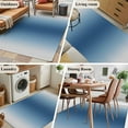 thumbnail image 5 of Area Rugs for Living Room Bedroom, Navy Blue Grey Ombre 4'x6' Rug Washable Carpet Runner Indoor Outdoor, Farmhouse Gradient Minimalist Non Slip Accent Floor Mats Rug for Kitchen, Office, 5 of 8