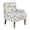 Yellow, variant on IVV Upholstered Armchair with Nailhead Trim & Solid Wood Legs, Comfortable Accent Reading Chair, 27"L x 28.5"W x 34"H, Yellow Floral