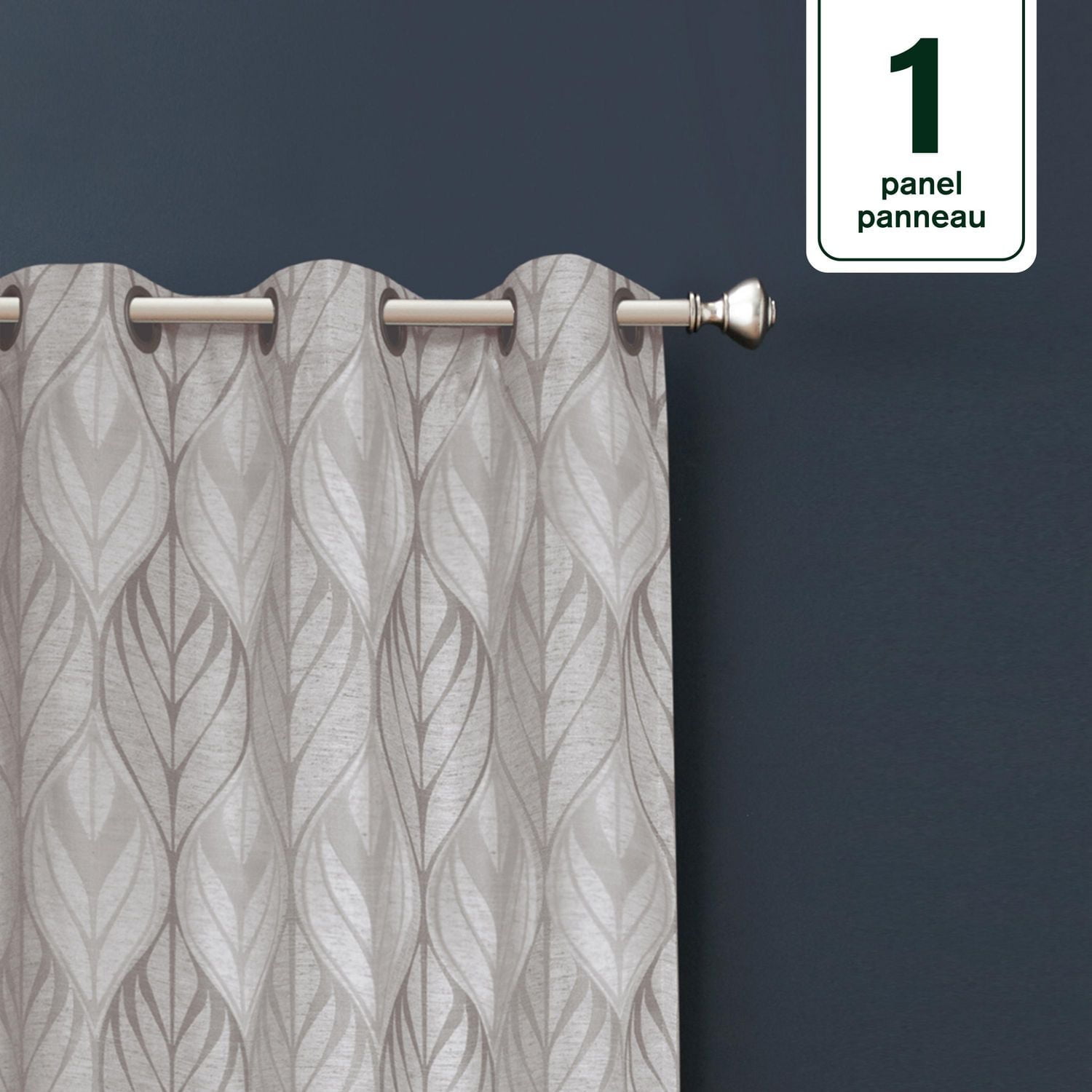 Panneau de tenture filtrant à œillets Farley Hometrends de 213 cm (84 po) Panneau a oeillets