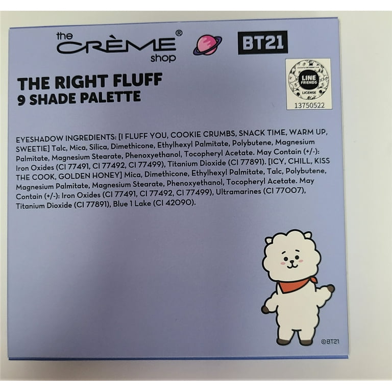 The Crème Shop BT21 RJ The Right Fluff 9 Shade Palette - Walmart.com