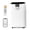 With Heater, variant on SIMZLIFE 12000 BTU Portable Air Conditioner with WIFI for Room, Portable AC Unit with Remote Control, White