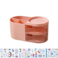 thumbnail image 1 of Portalápices de escritorio Seitruly estilo japonés multifuncional color rosa, 1 of 6