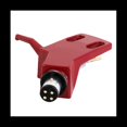 thumbnail image 2 of Turntable Headshell Aluminium Alloy Headshell Record Turntable Needle Replacement Phono Stylus Cartridges Rack Red,1 x Phonograph Phono stand,Red, 2 of 6