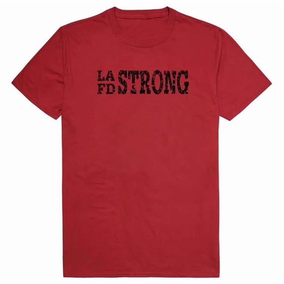 Rapid Dominance RT1-ST2-CAR-04 Distressed Strong 2 Short Sleeve T-Shirt, Cardinal - Extra Large