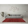 thumbnail image 3 of Ahgly Company Indoor Square Oriental Red Modern Area Rugs, 5' Square, 3 of 4