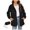 Black, variant on Lightweight Rain Jacket Women, Yigetop Female Solid Color Hooded Sun Clothing Jacket Lightweight Close Fitting Sports Outdoor Long Sleeve Zipper Jacket Rain Coats for Women Black L