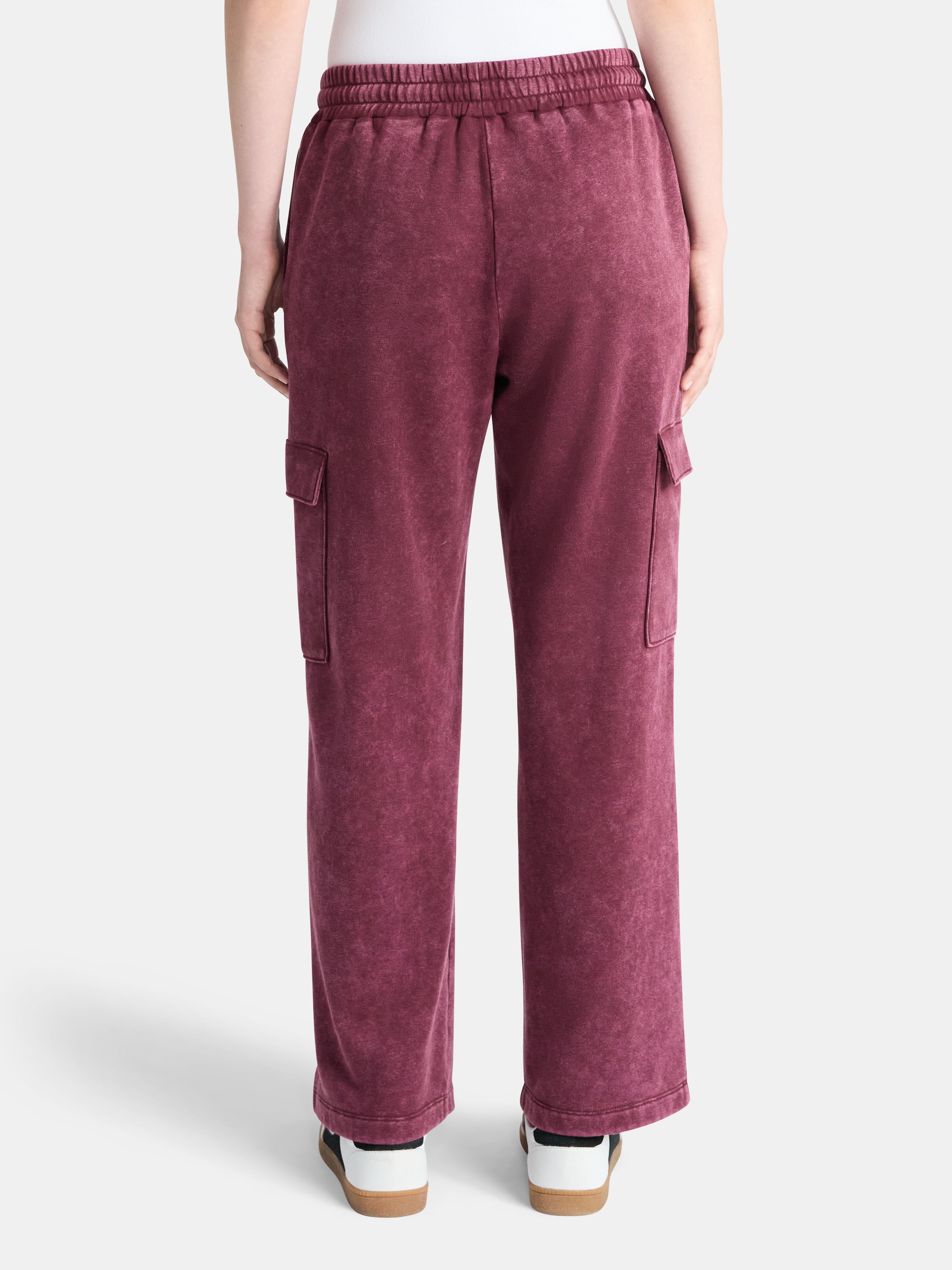 Washed Cargo Sweatpants, Women's - image 2