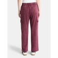 thumbnail image 2 of No Boundaries Mineral Wash Cargo Sweatpants, 29.5'' Inseam, Women's, 2 of 4