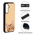 thumbnail image 2 of WIRESTER Shockproof Soft Rubber Cover Case for Samsung Galaxy A16 5G 6.7", Animal Orange Tabby Kitten Cat On Sunset Background, 2 of 5