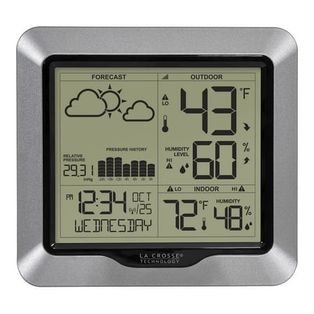 La Crosse Technology Wireless Digital Forecast Station with Pressure History, 308-1417