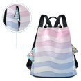 thumbnail image 5 of FORMRS Women's Travel Backpack Purse Anti-Theft Hidden Pockets Casual Shoulder Bag, Light Blue Gradient, 5 of 7