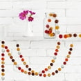 thumbnail image 7 of Coolmade 3 Pieces Wool Felt Ball Garland Colorful Pom Pom Garland 6.5 ft Long 24 Ball Garland for Mardi Gras Easter Halloween Thanksgiving Christmas Wall, 7 of 7