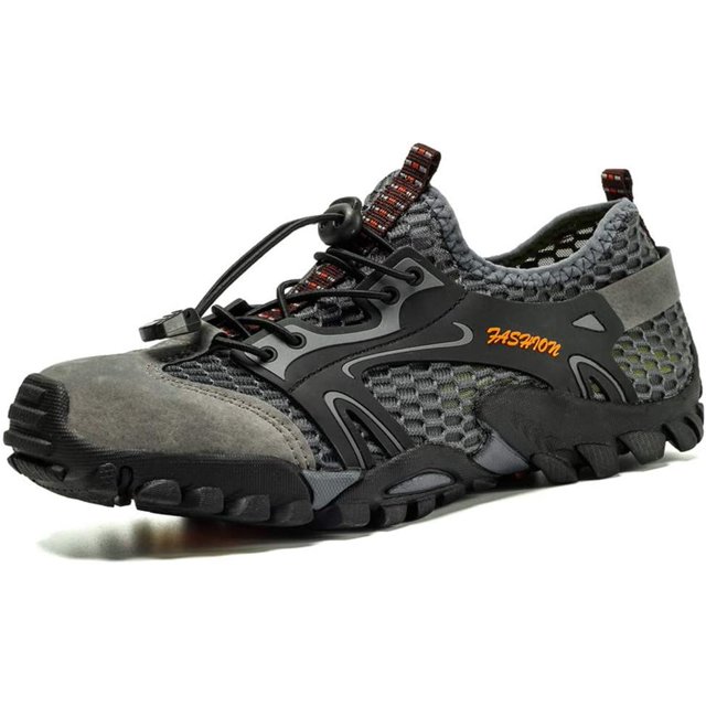 Xishao Zapatillas de Senderismo Transpirables y ultradeslizantes para Hombres Zapatillas de Trekking Descalzas de Malla Zapatillas de Deporte al Aire Libre Ligeras de Secado rápido Xishao ropa
