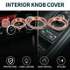 thumbnail image 2 of Cubierta de perilla de clima de aire acondicionado Unique Bargains para el interior del Subaru Forester 19-24, aleación de aluminio, naranja, 4 piezas, 2 of 6