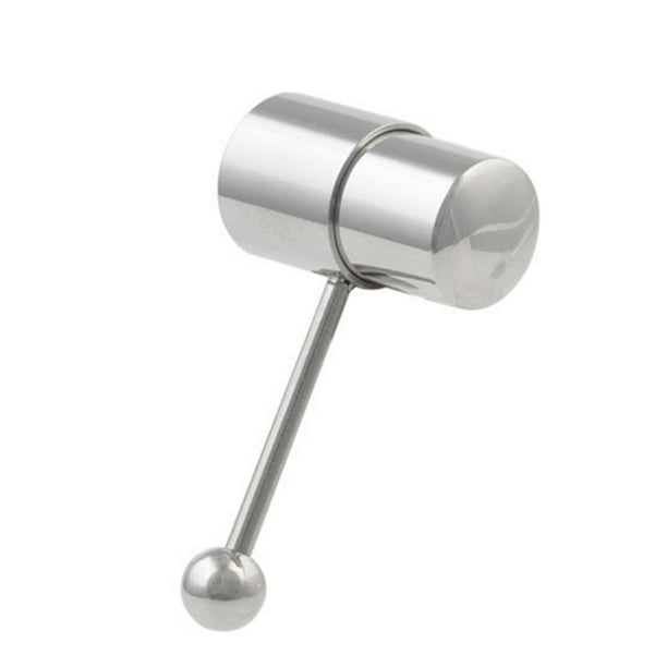 Nauw kaas Een deel Vibrating Stainless Steel Tongue Ring Barbell Tongue Piercing Jewelry with 2  Batteries - Walmart.com