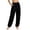 *Black, variant on VBVC Women's Drawstring Parachute Cargo Pants , Lightweight Adjustable Hem Trousers For Women,Ladies' High Waisted Jogger Pants with Pockets,Army Green,M-5XL