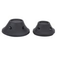 thumbnail image 2 of Lot de 20 bigoudis en forme de champignon en silicone pour femmes et filles, outil de coiffure noir, 2 of 4