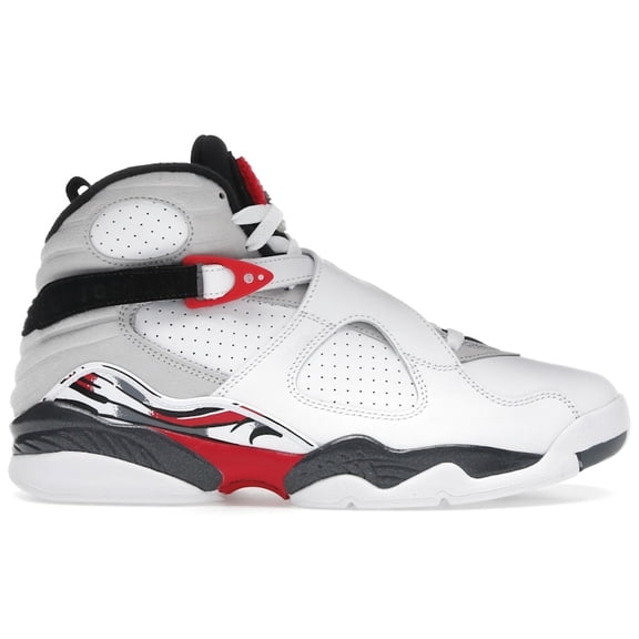 Jordan Men's 8 Retro White True Red (2025) Basketball Shoes, from StockX