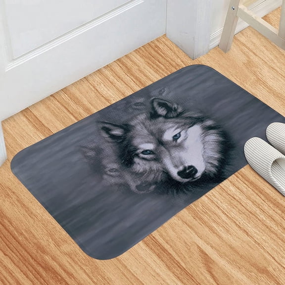 Bibsen Non-Slip Doormats Decorative Door Mat,Indoor Outdoor Floor Mat,Front Doormat Personalized Doormats Custom Welcome Door Mat Area Rugs with Non Slip Backing