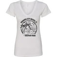thumbnail image 3 of Inktastic Summer Vacation Mode Panama City Beach Florida Women's V-Neck T-Shirt, 3 of 5