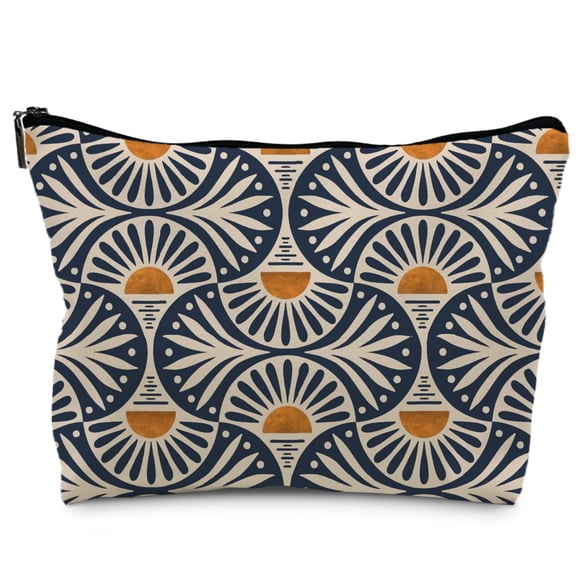 Bolsa cosmética RYYCDOI de piel bohemio, 25 x 19 cm, impermeable