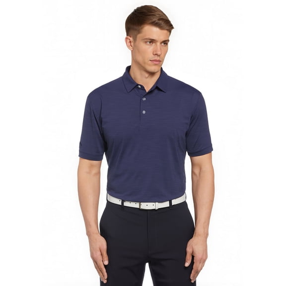 Callaway CGM452-Peacoat Navy-M Mens Tonal Polo, Peacoat Navy - Medium