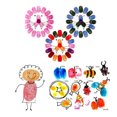thumbnail image 2 of HLONK 6 Pcs Ink Pads for Stamps Stamp Pad Ink Pad Safe and Non-Toxic Materials Water-Based Ink Pads for Kids Safe and Washable Variety of Color Multi-Color for Creative Arts, 2 of 5