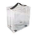 thumbnail image 1 of PC Case, Micro ITX Tower with Ventilated Airflow Design, Transparent Acrylic Side Panel, Compact Desktop ITX Chassis for Motherboard,  Power Cable, 1 of 7